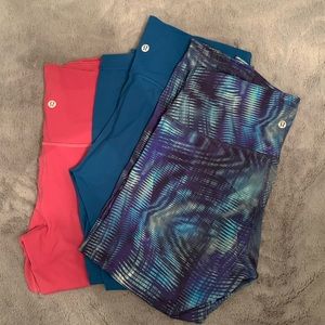 Lot of 3 Lululemon leggings
